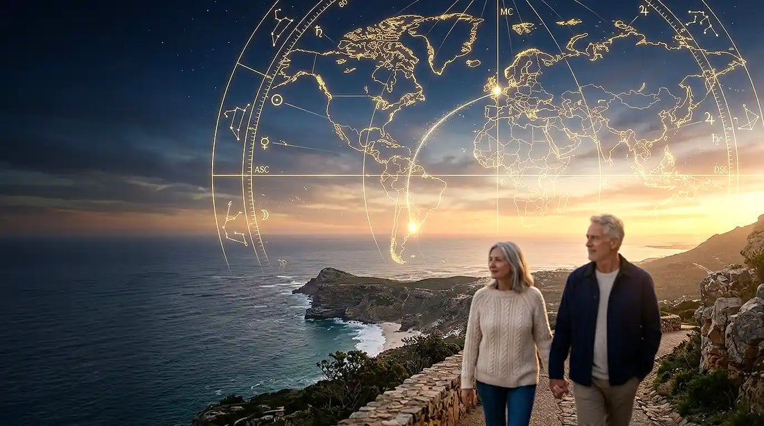 Astrocartography in Relationships: Love Location Map